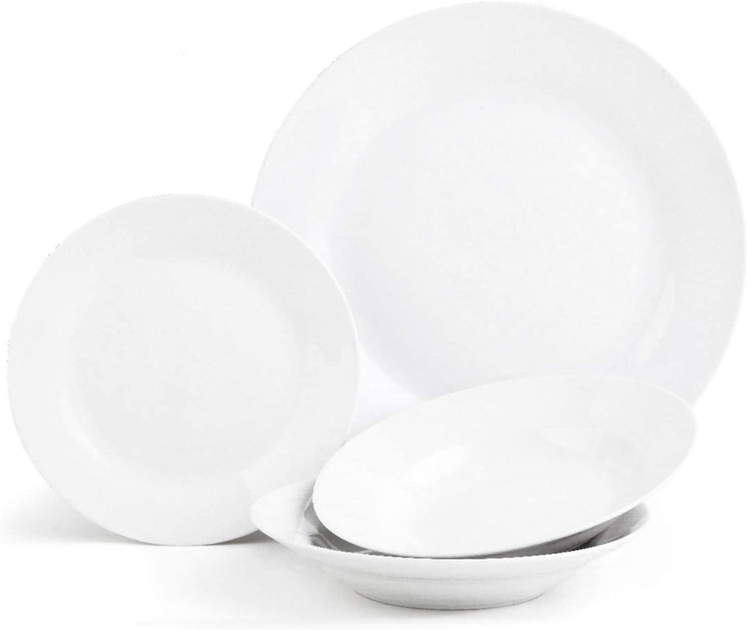 Sabichi 132239-L 12pc White Day To Day Dinner Set  thumbnail image