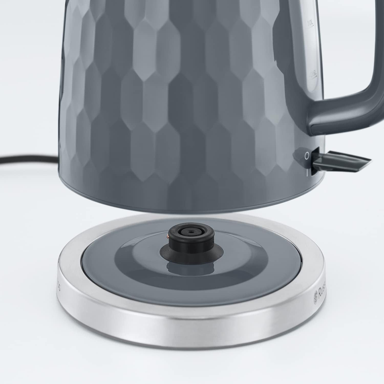 Russell Hobbs 26053 Honeycomb Grey Plastic Kettle thumbnail image