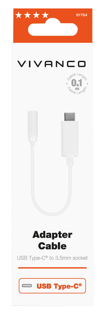 Vivanco 61764 USB Type-Câ„¢ Audio Adapter thumbnail image