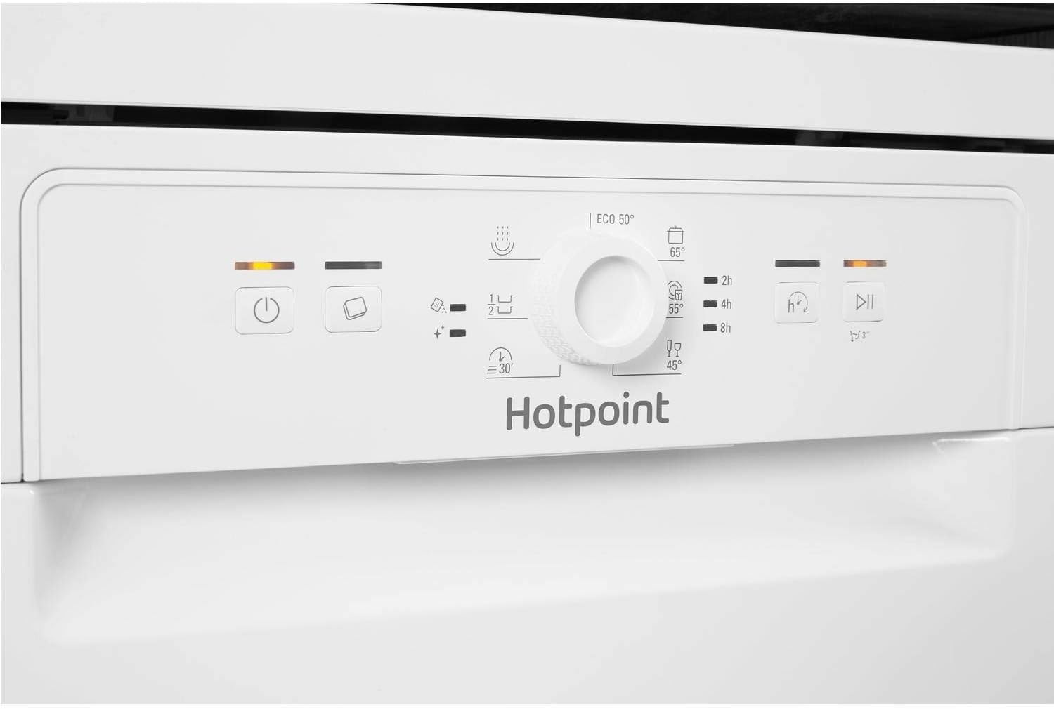 Hotpoint HSFE1B19 White Slimline 10 Place Freestanding Dishwasher thumbnail image