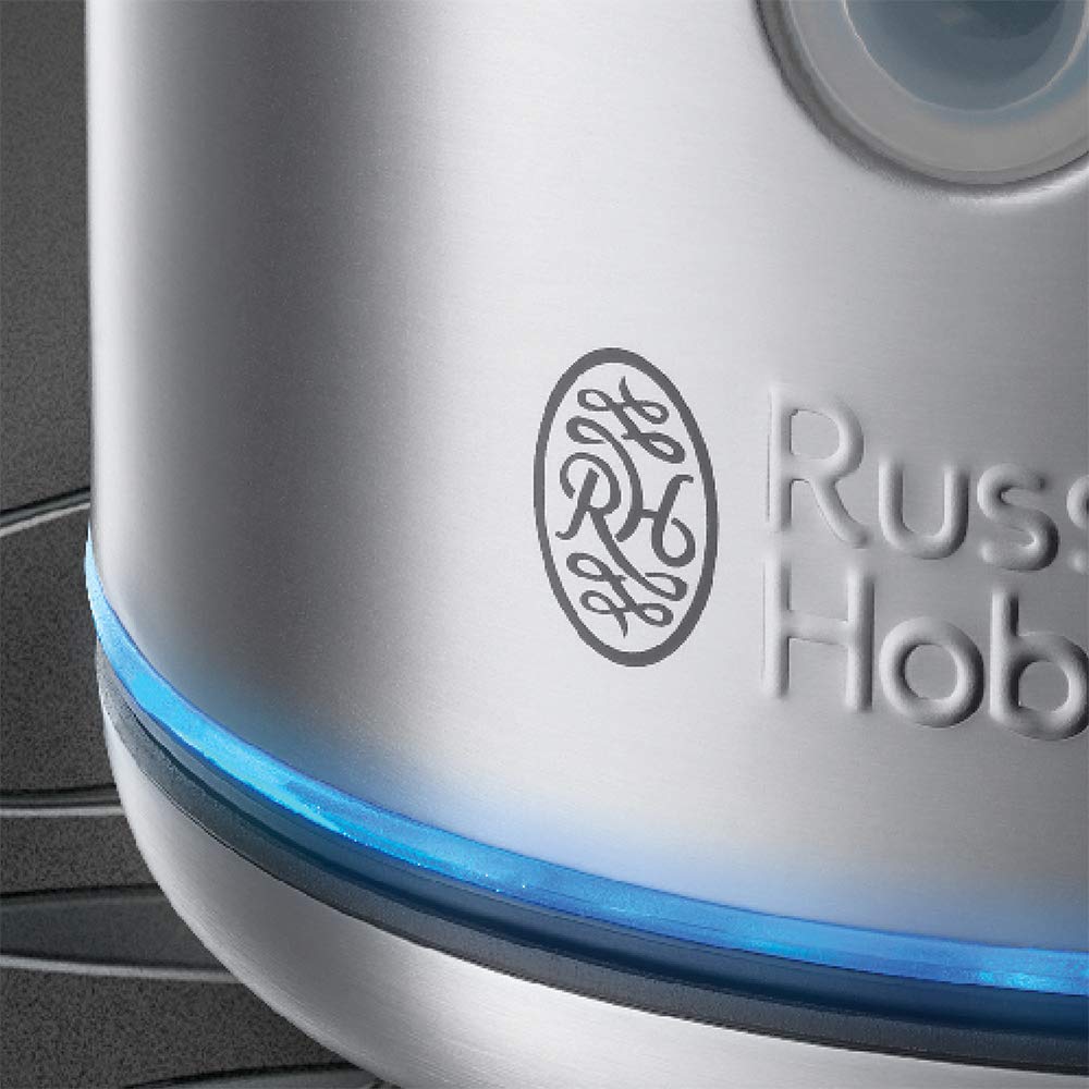 Russell Hobbs 20460 Buckingham Quiet Boil Kettle, 3000 W, 1.7 Litre, Brushed Stainless Steel thumbnail image