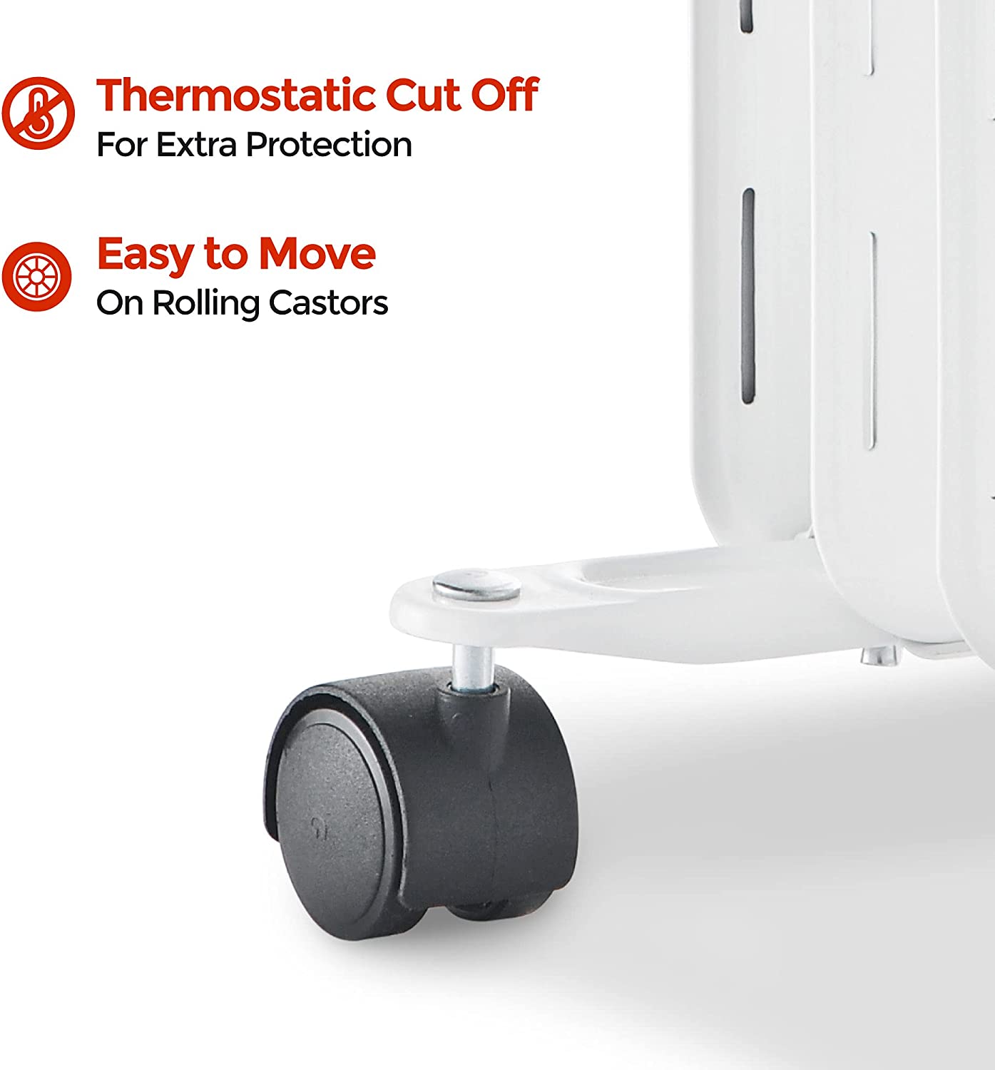 Igenix Digital Oil Filled Radiator, 2kW/2000W Overheat Protection, White thumbnail image