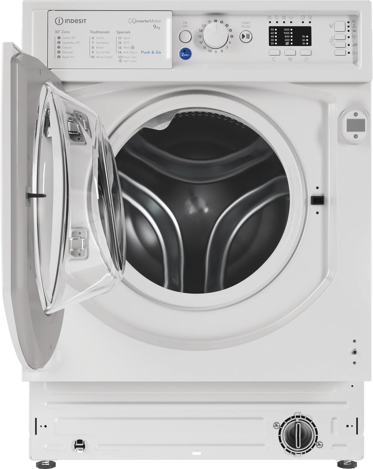 Indesit BIWMIL91485UK Integrated 9kg 1400 Spin Washing Machine  thumbnail image