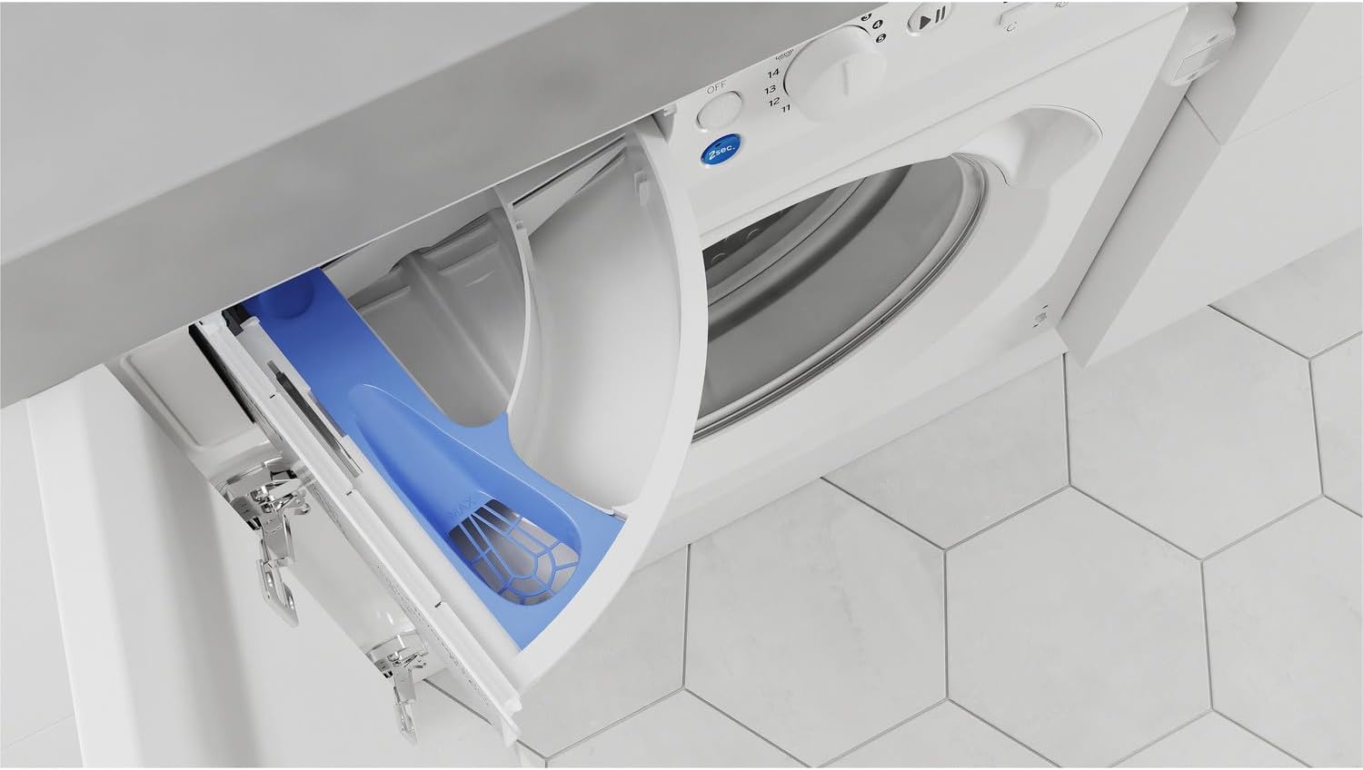Indesit BIWMIL91485UK Integrated 9kg 1400 Spin Washing Machine  thumbnail image