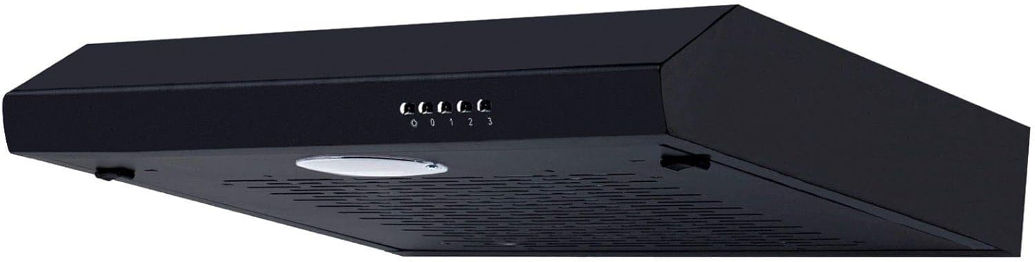 SIA STH60BL 60cm Black Slimline Visor Cooker Hood Kitchen Fan thumbnail image