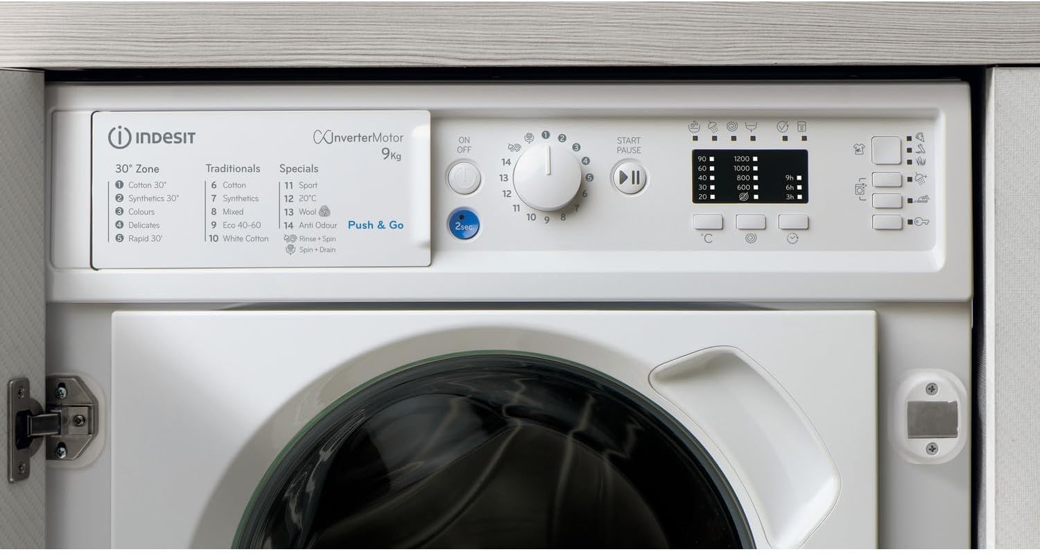 Indesit BIWMIL91485UK Integrated 9kg 1400 Spin Washing Machine  thumbnail image