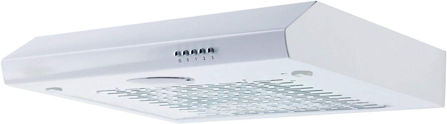 SIA STH60WH 60cm White Slimline Visor Cooker Hood Kitchen Extractor Fan thumbnail image