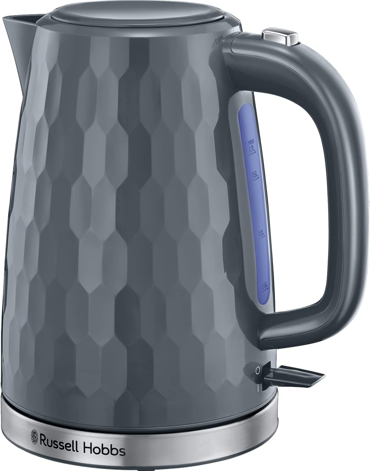 Russell Hobbs 26053 Honeycomb Grey Plastic Kettle thumbnail image