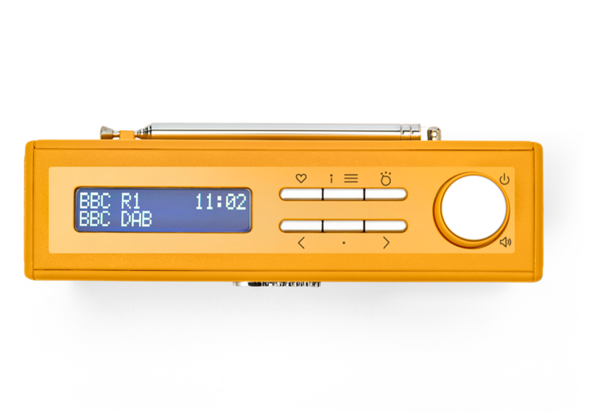 Roberts Rambler Mini DAB/DAB+/FM Bluetooth Digital Radio - Yellow thumbnail image