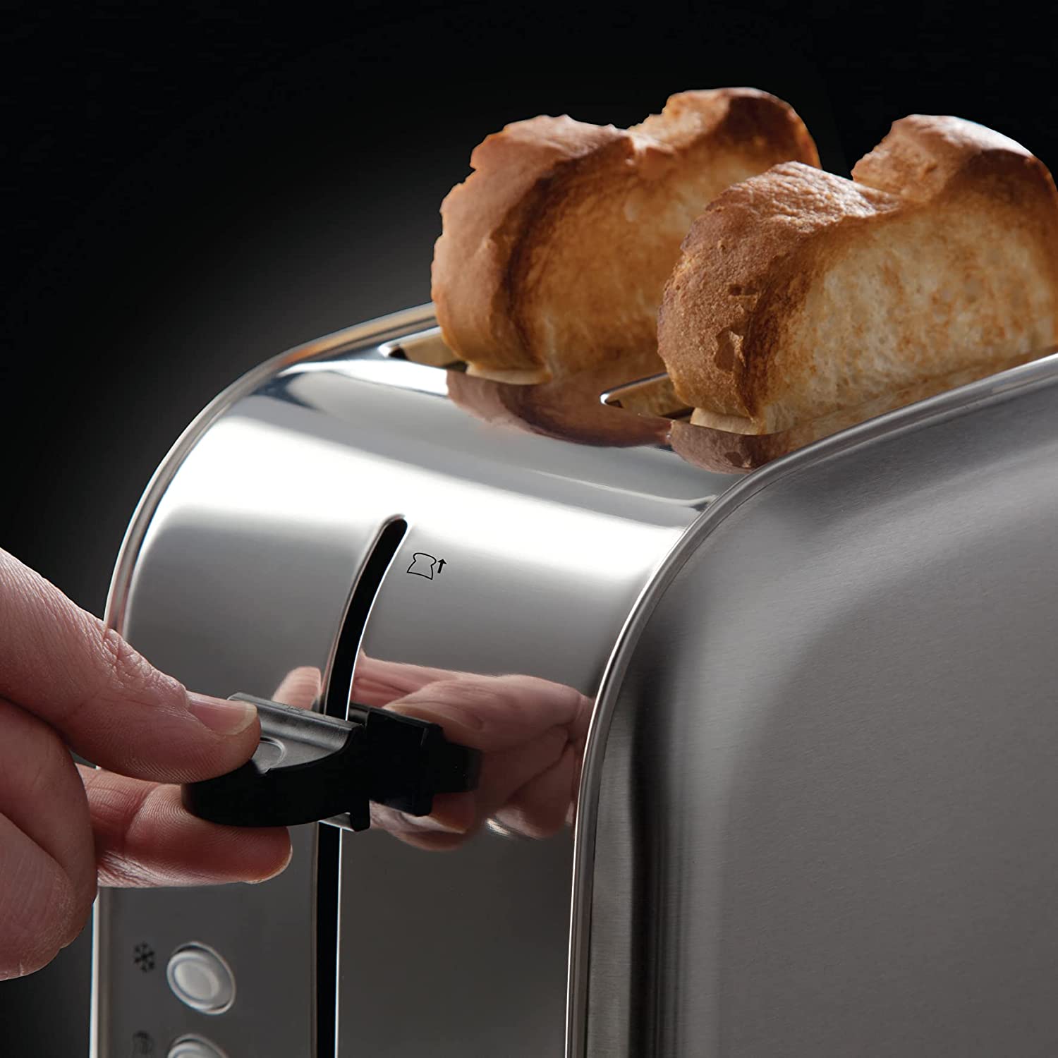 Russell Hobbs Futura 2-Slice Toaster 18780 - Stainless Steel Silver thumbnail image