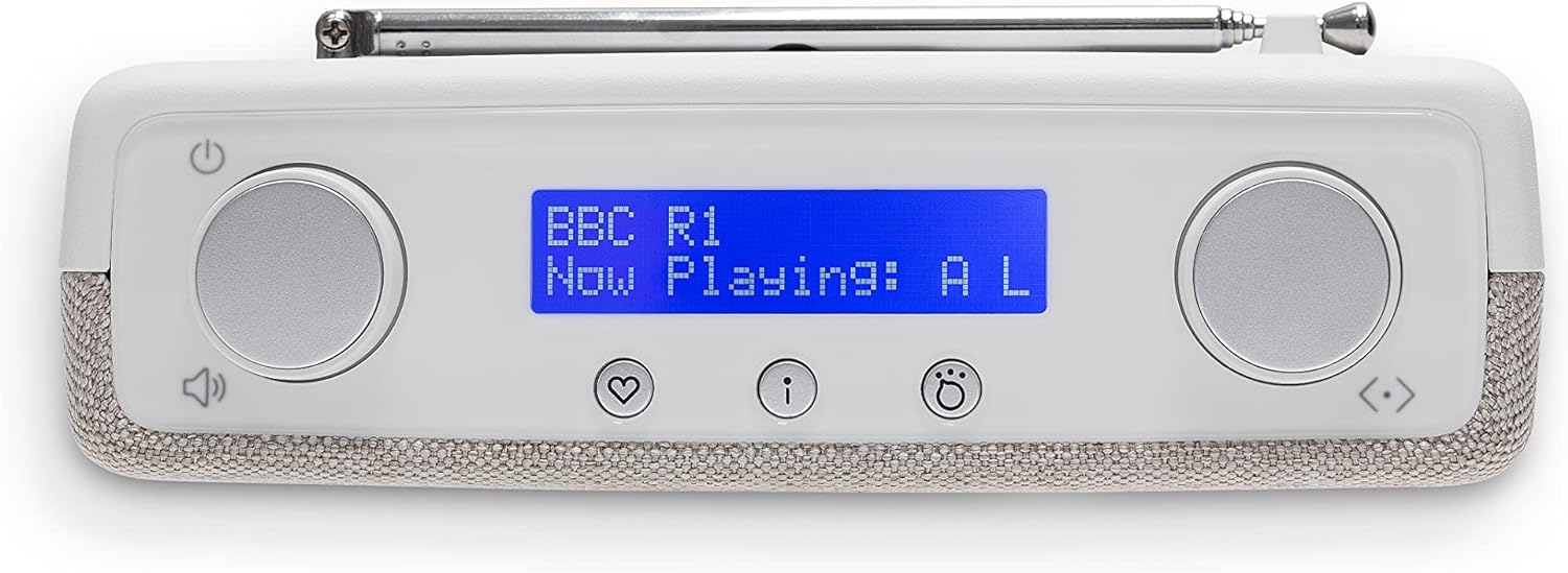 Roberts Play11 DAB/DAB+/FM Digital Radio - White thumbnail image