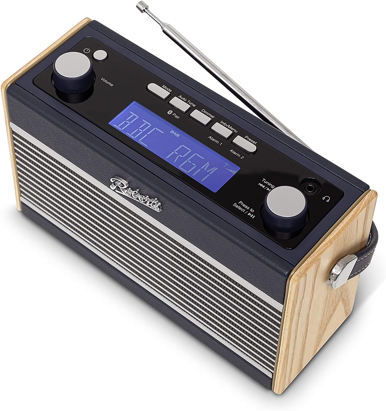 Roberts RAMBLERBTSNB Bluetooth Stereo Radio - Navy Blue thumbnail image