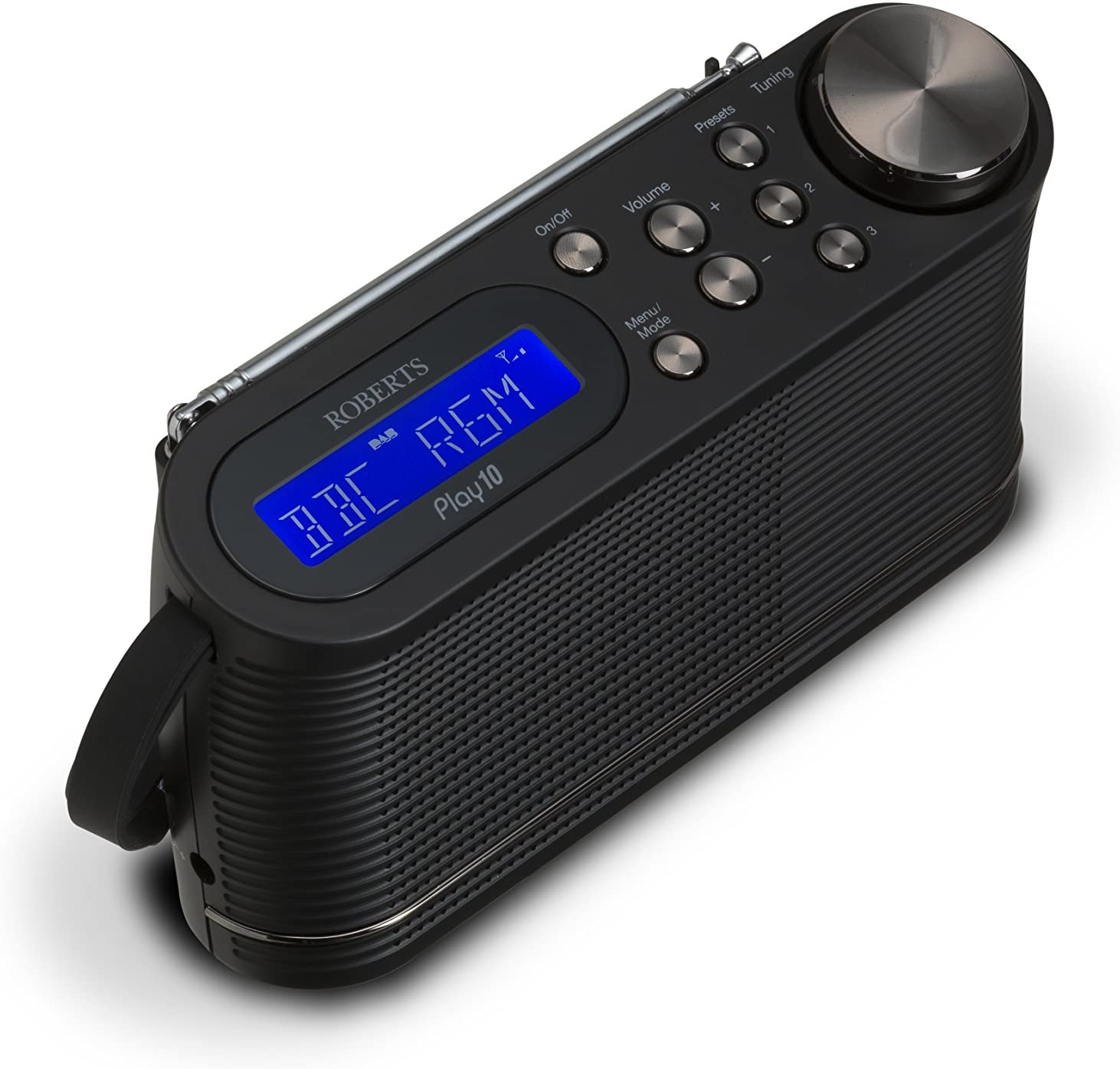 Roberts Radio Play10 DAB/DAB+/FM Digital Radio - Black thumbnail image