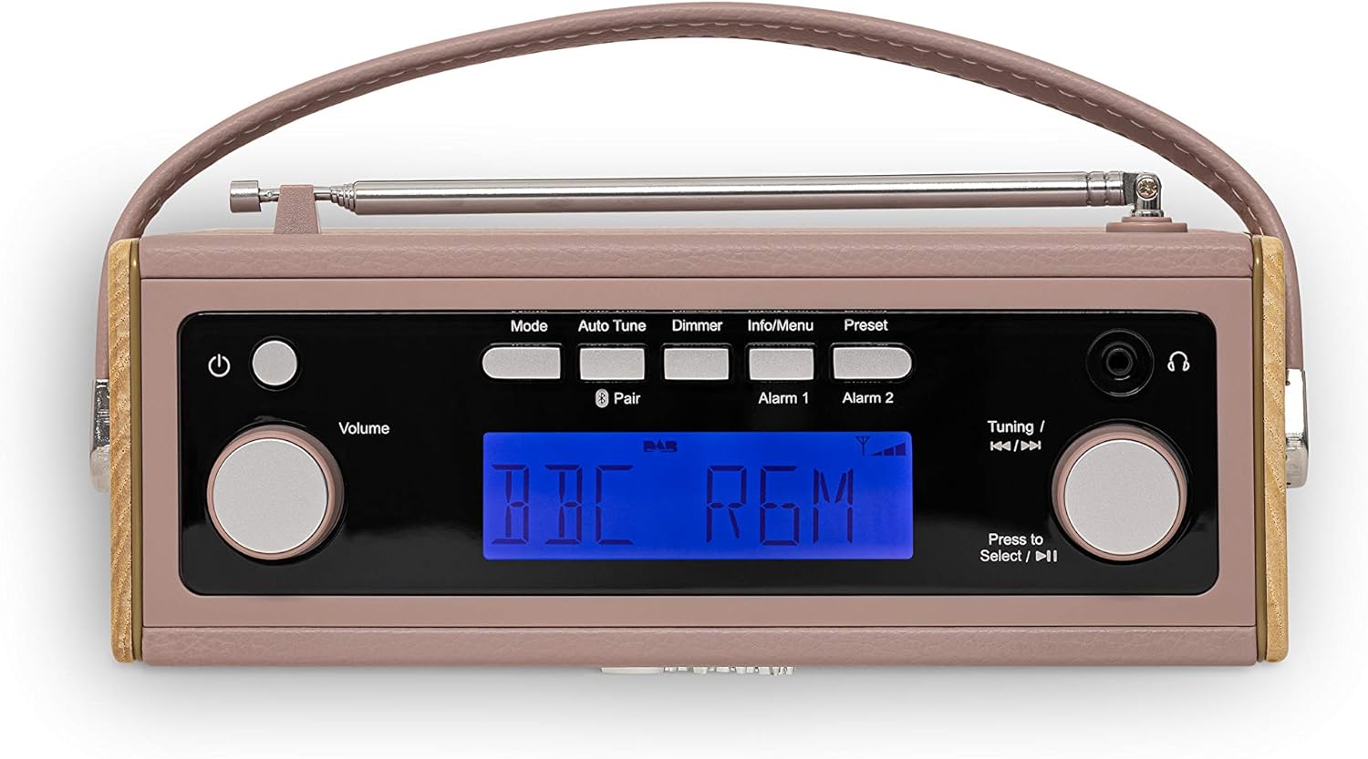 Roberts Rambler BT Stereo DAB/DAB+/FM Radio - Dusky Pink thumbnail image