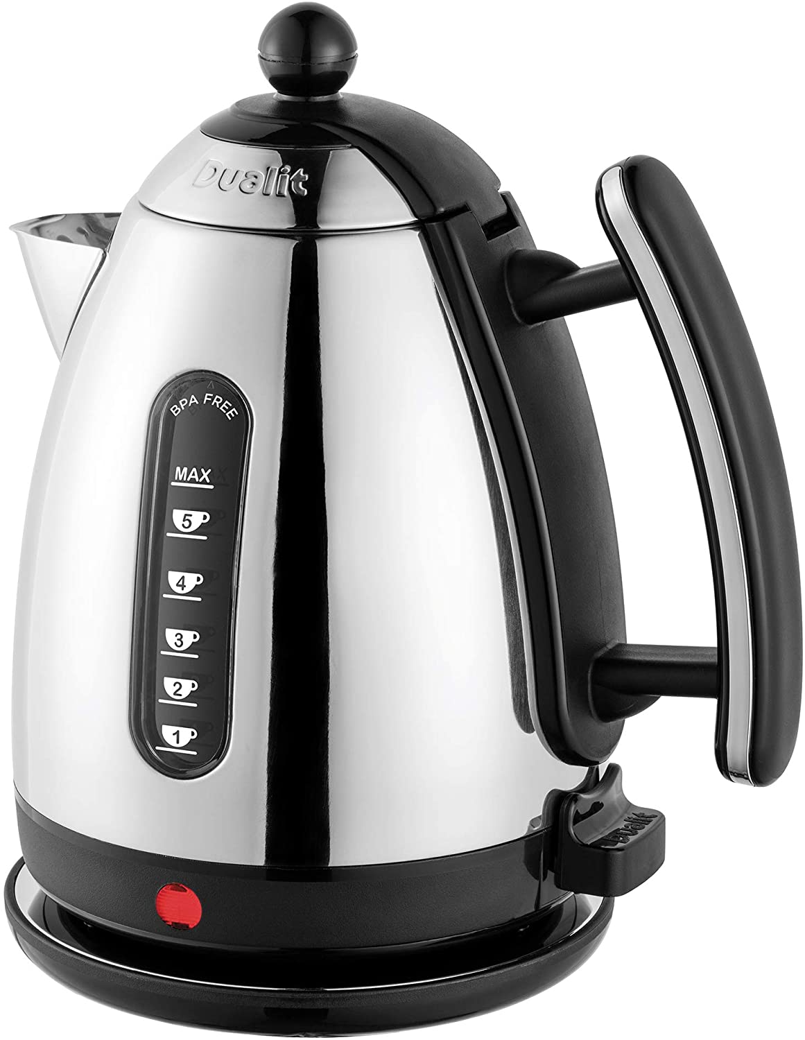 Dualit Lite Kettle - 1.5L Jug Kettle - Polished with Black Trim thumbnail image