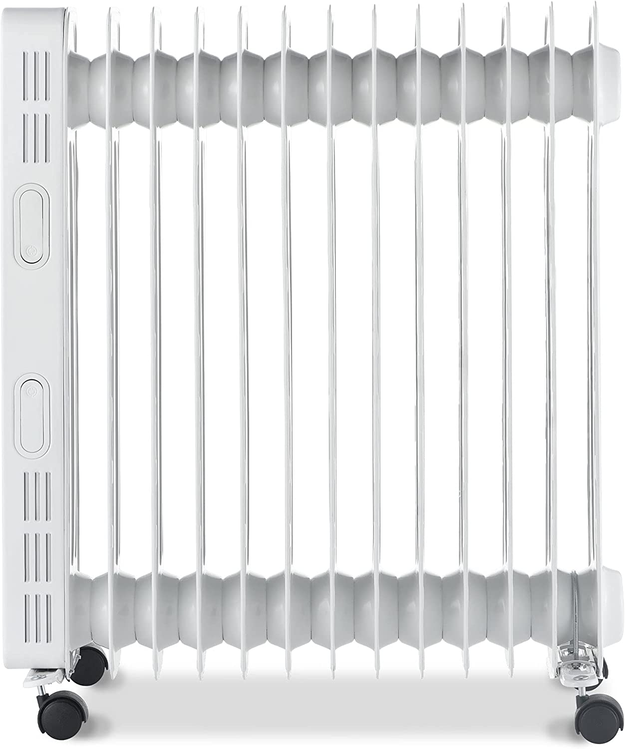 Igenix Digital Oil Filled Radiator, 2kW/2000W Overheat Protection, White thumbnail image