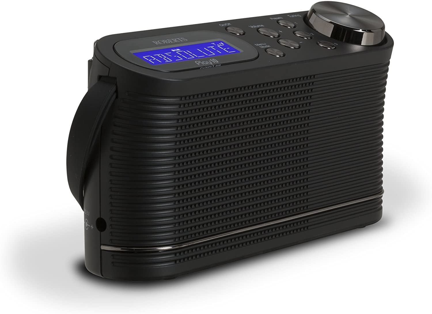 Roberts Radio Play10 DAB/DAB+/FM Digital Radio - Black thumbnail image