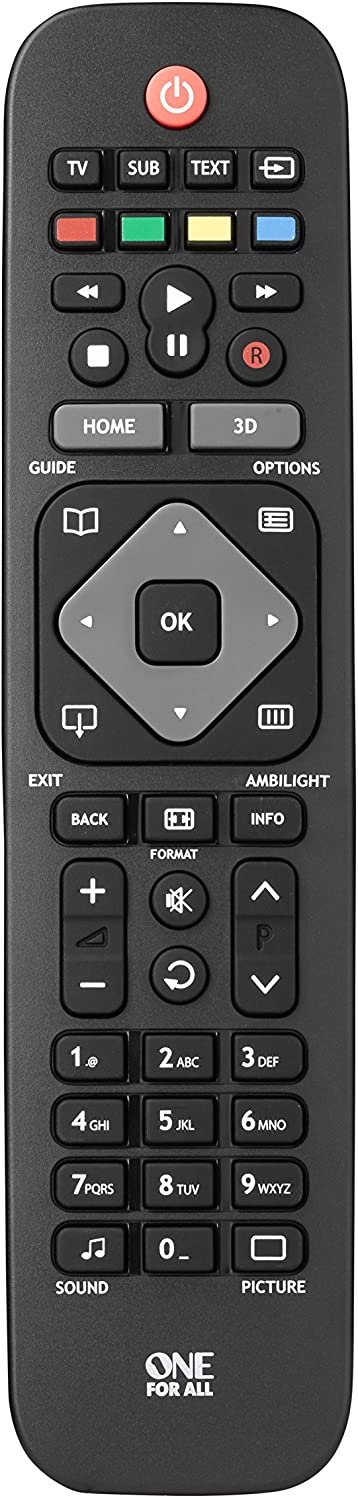 One For All Philips TV Replacement remote â€“ Works with ALL Philips televisions thumbnail image
