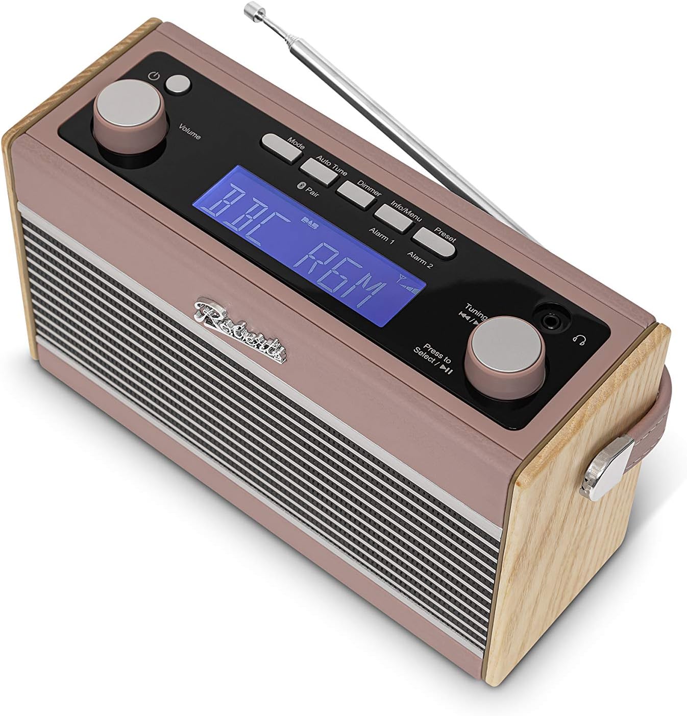 Roberts Rambler BT Stereo DAB/DAB+/FM Radio - Dusky Pink thumbnail image