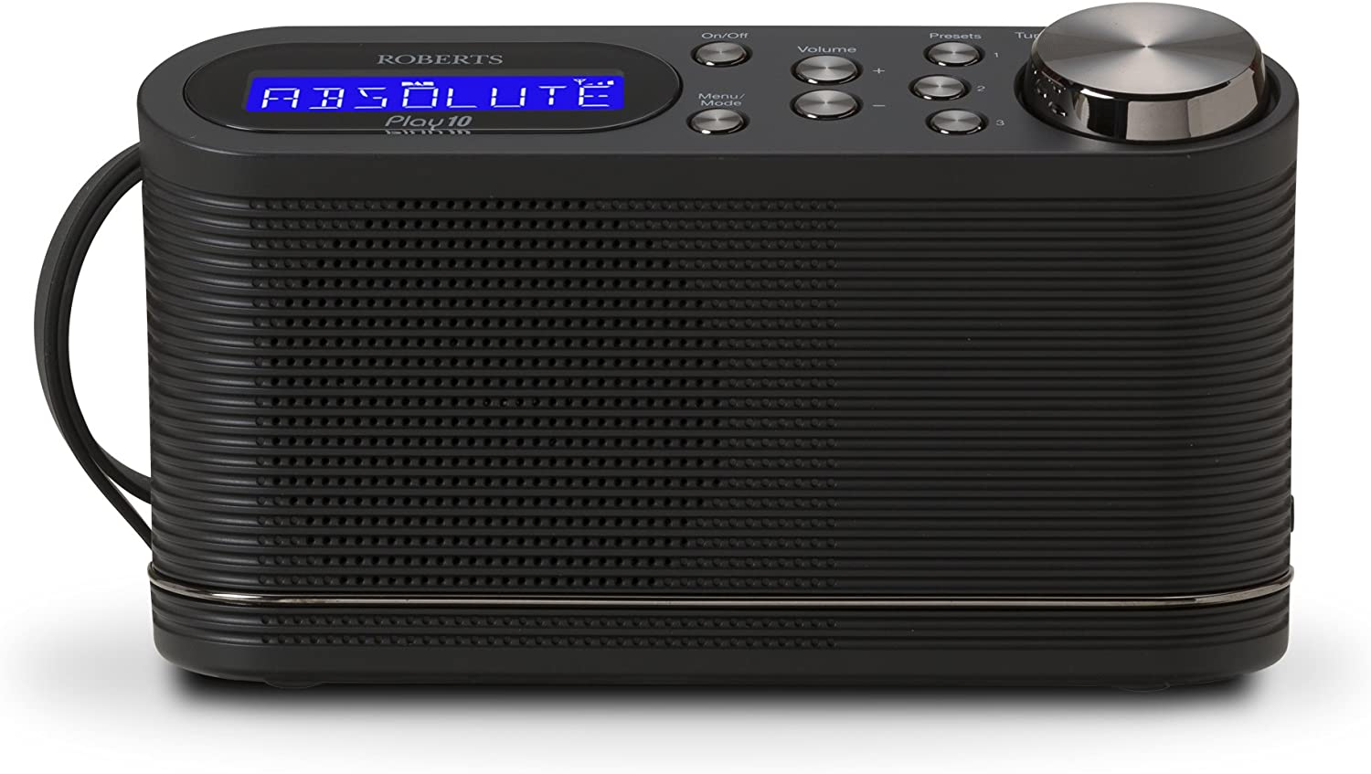 Roberts Radio Play10 DAB/DAB+/FM Digital Radio - Black thumbnail image