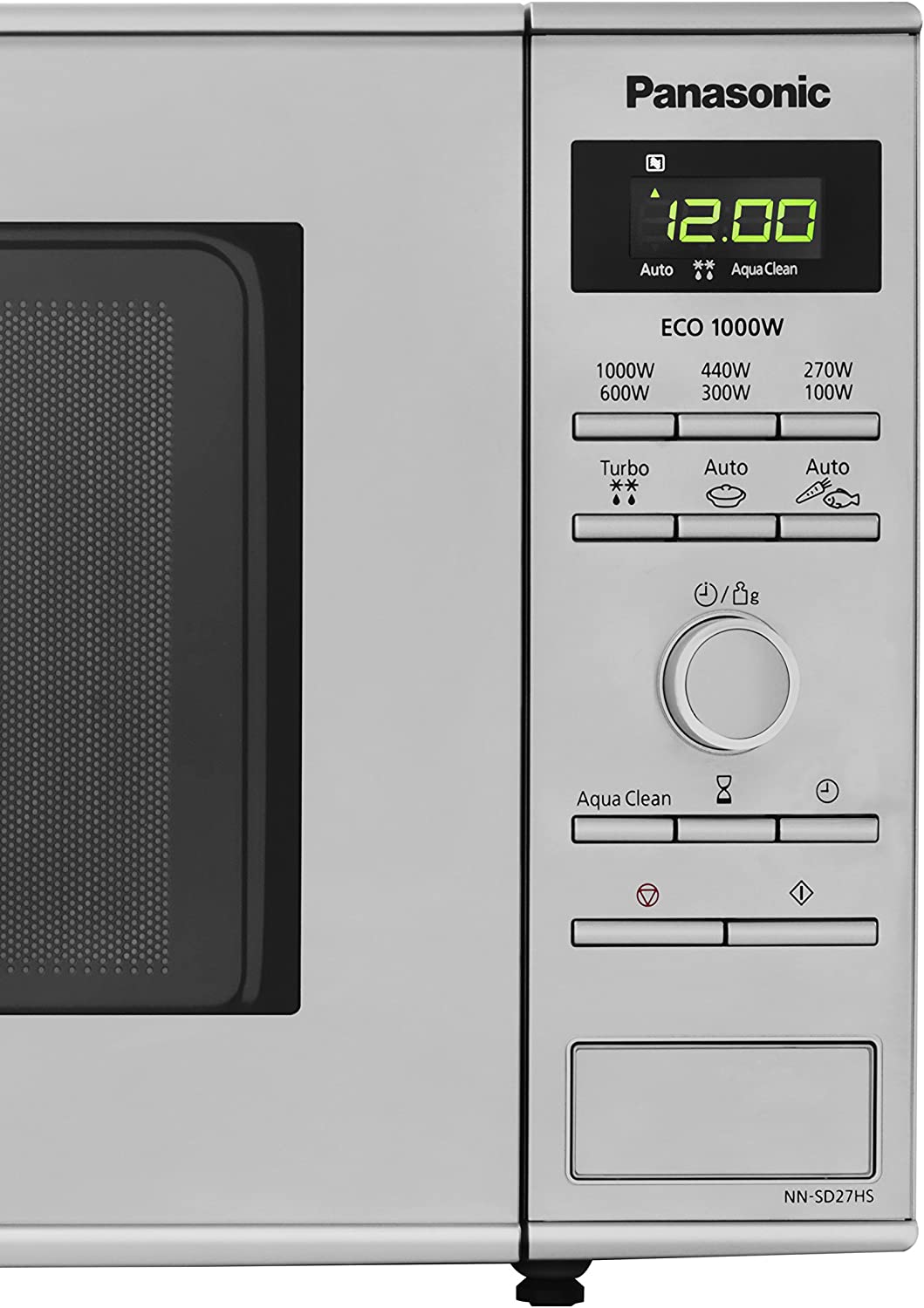 Panasonic NN-SD27HSBPQ Solo Microwave Oven, Stainless Steel thumbnail image
