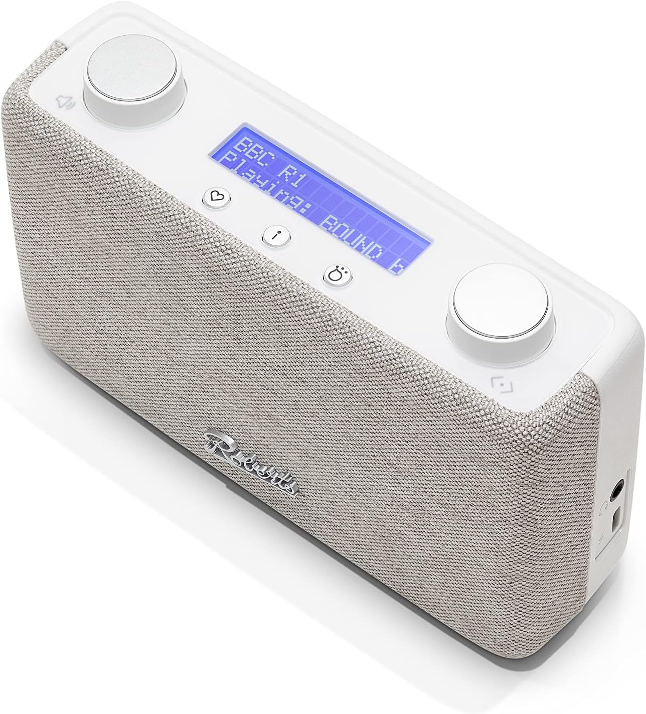Roberts Play11 DAB/DAB+/FM Digital Radio - White thumbnail image