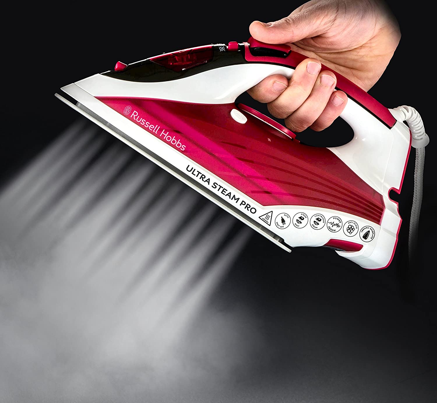 Russell Hobbs 23990 Ultra Steam Pro Iron, 0.320 Litre, 2600 W thumbnail image