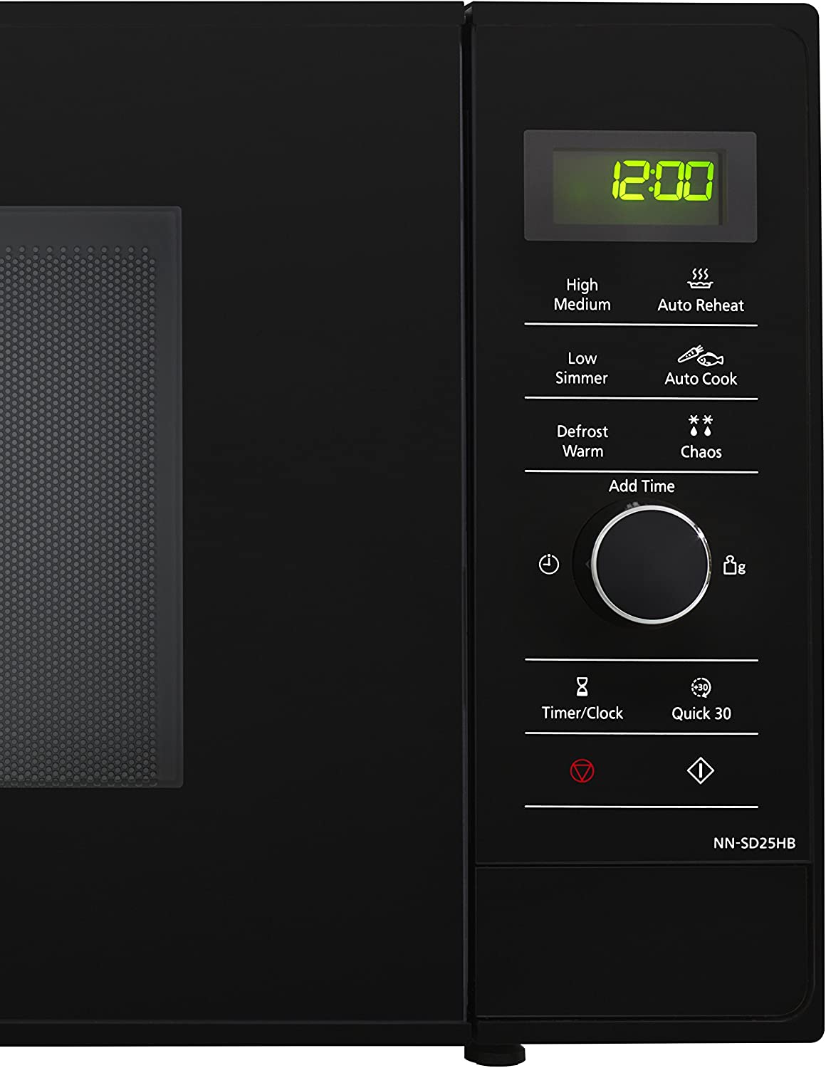 Panasonic NN-SD25HBBPQ 23L Solo Microwave Oven - Black thumbnail image