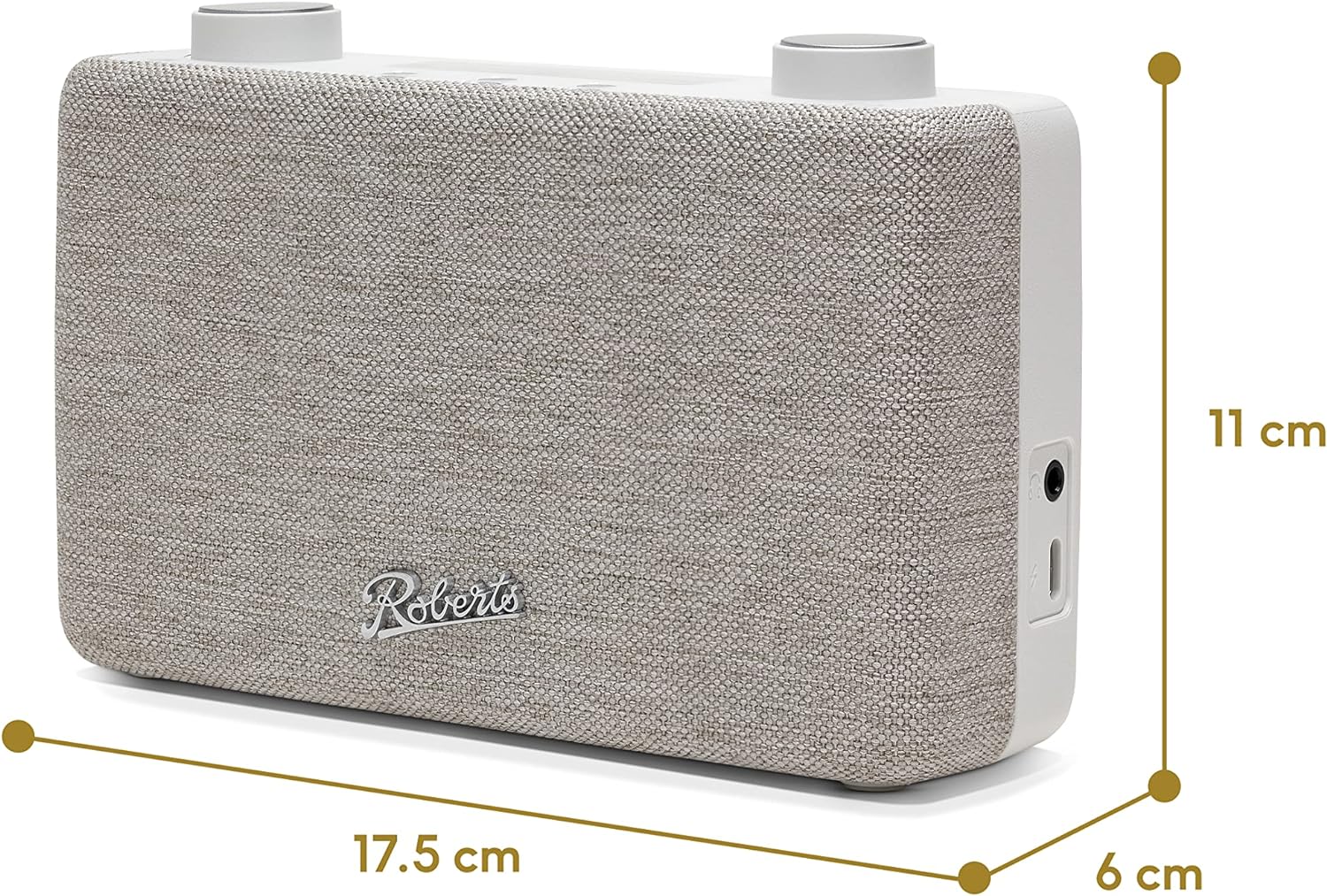 Roberts Play11 DAB/DAB+/FM Digital Radio - White thumbnail image