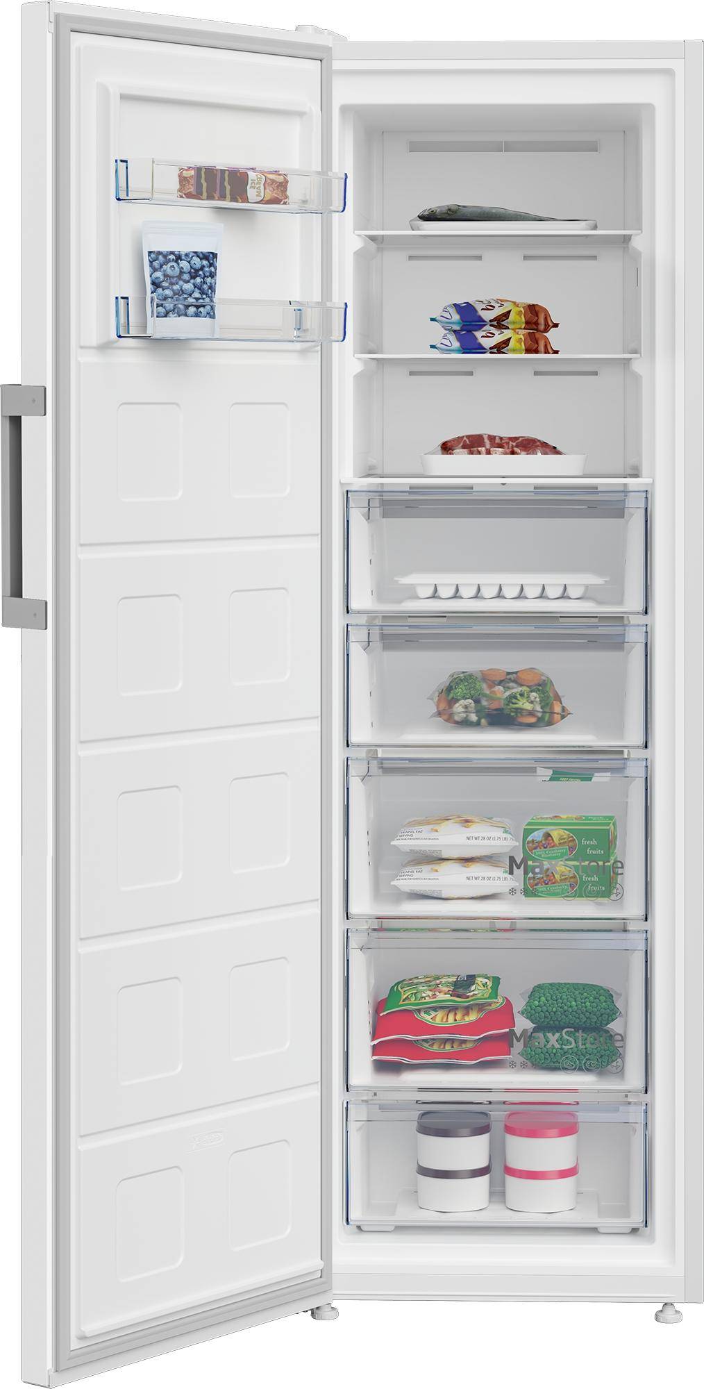 Beko FNP4686W Upright Frost Free Freezer - White thumbnail image