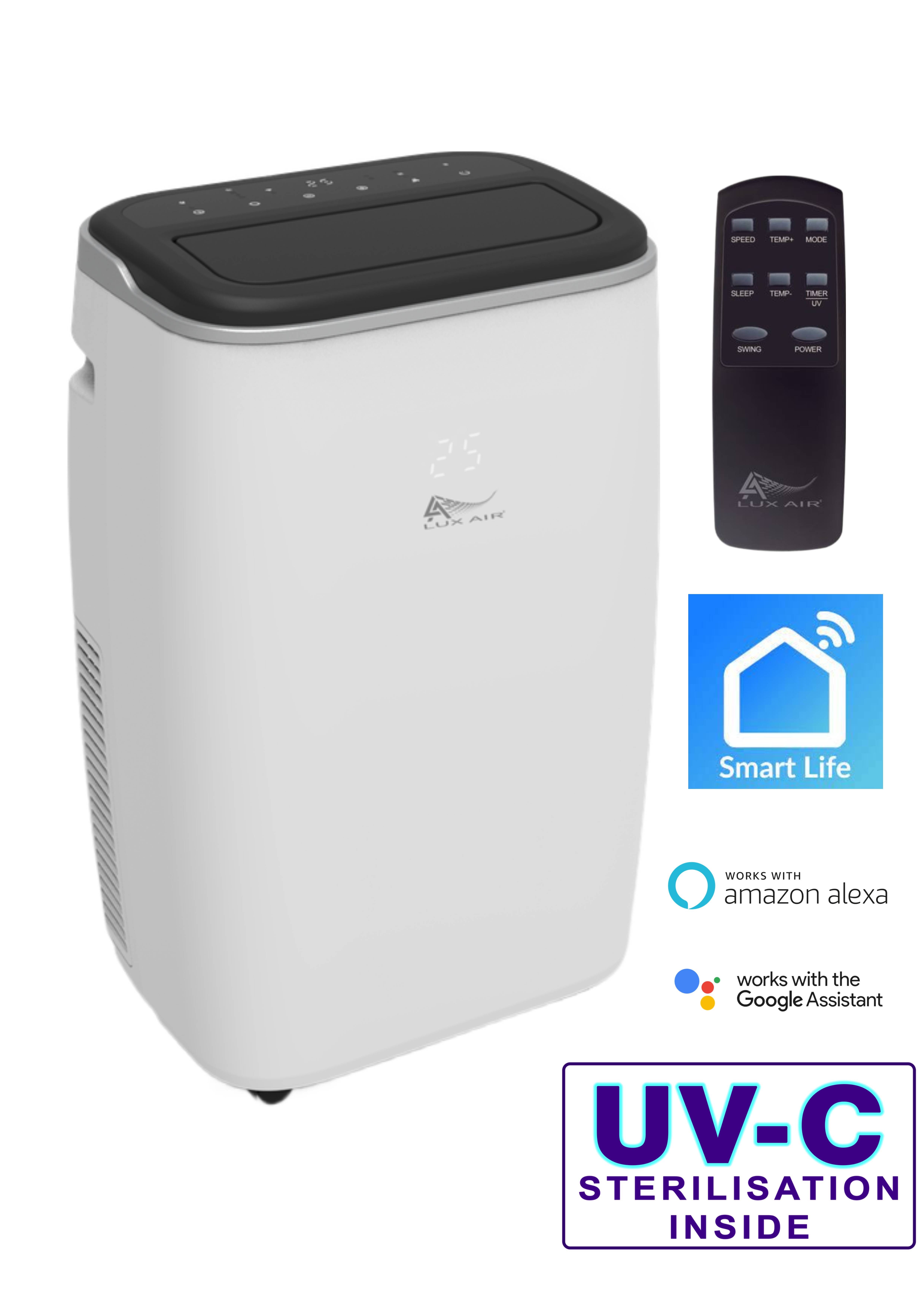 LUX AIR KYR-25CO 9000BTU Portable Air Conditioner for Rooms Up to 30m2 thumbnail image