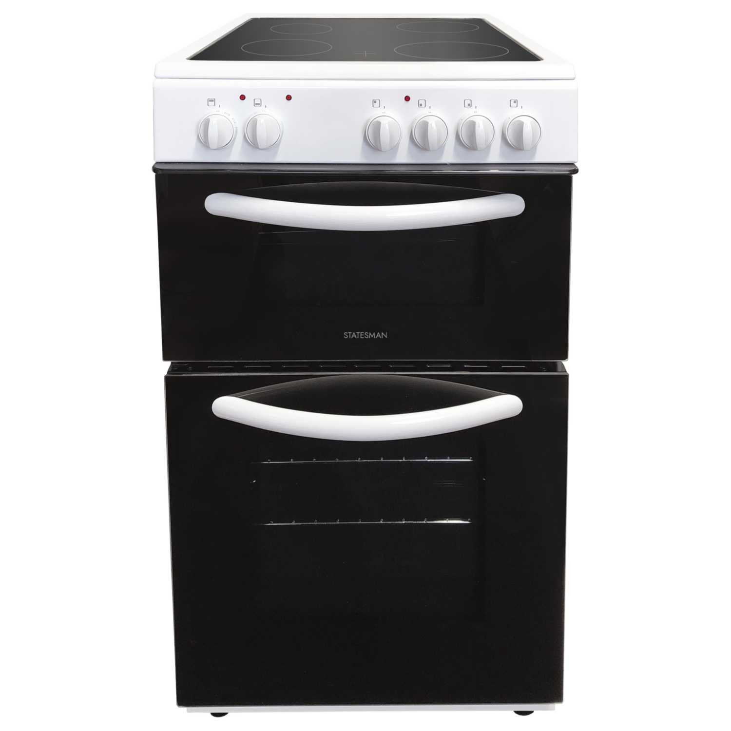 Statesman EDC50W 50cm Double Oven Electric Cooker White thumbnail image