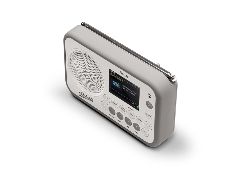 Roberts Play 20 DAB Radio in White thumbnail image
