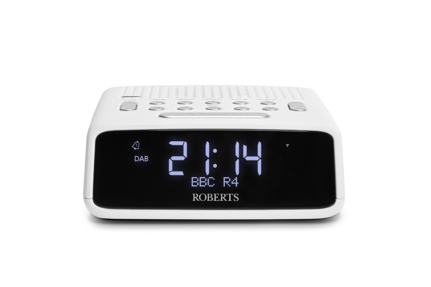 Roberts Ortus DAB Digital Alarm Clock in White thumbnail image