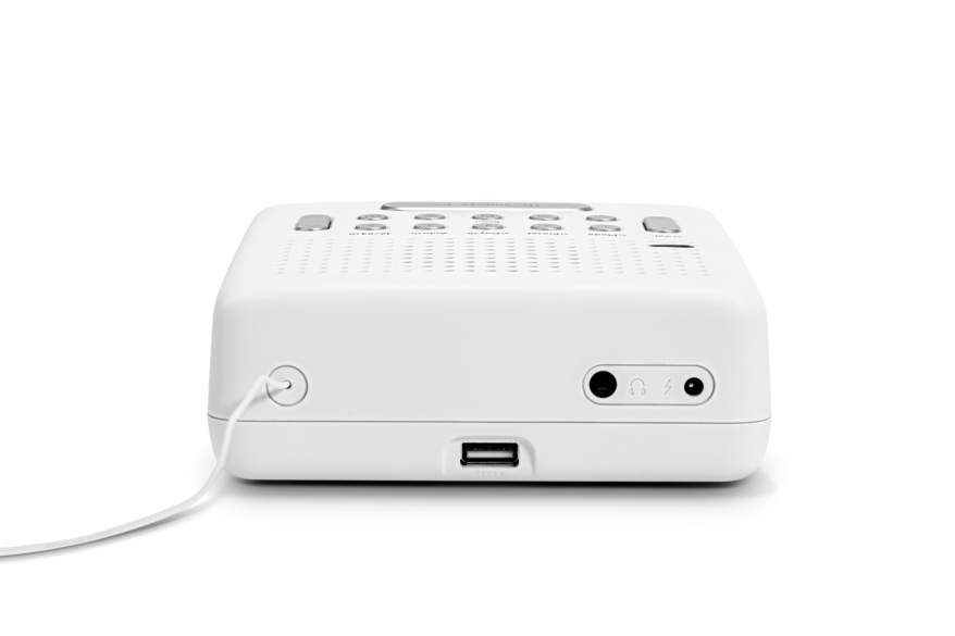 Roberts Ortus DAB Digital Alarm Clock in White thumbnail image