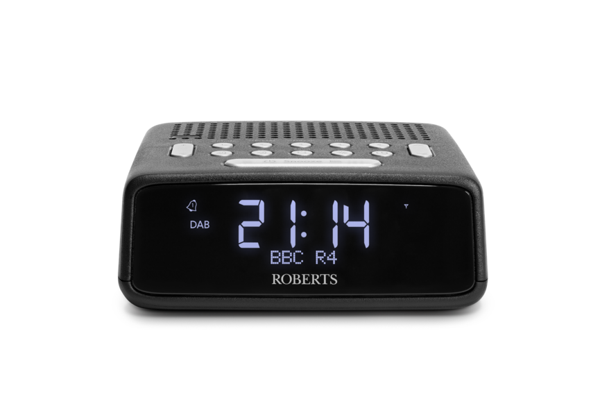 Roberts Ortus DAB Digital Alarm Clock in Black thumbnail image