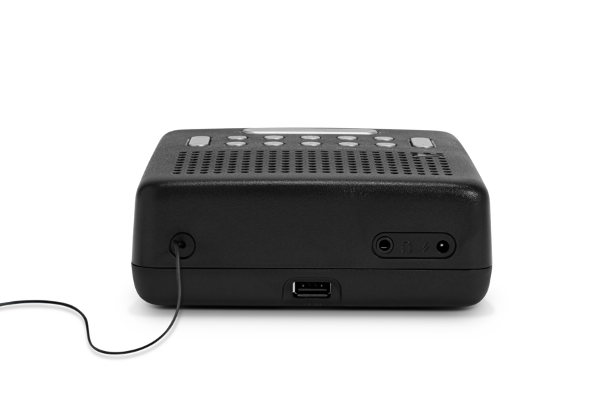 Roberts Ortus DAB Digital Alarm Clock in Black thumbnail image