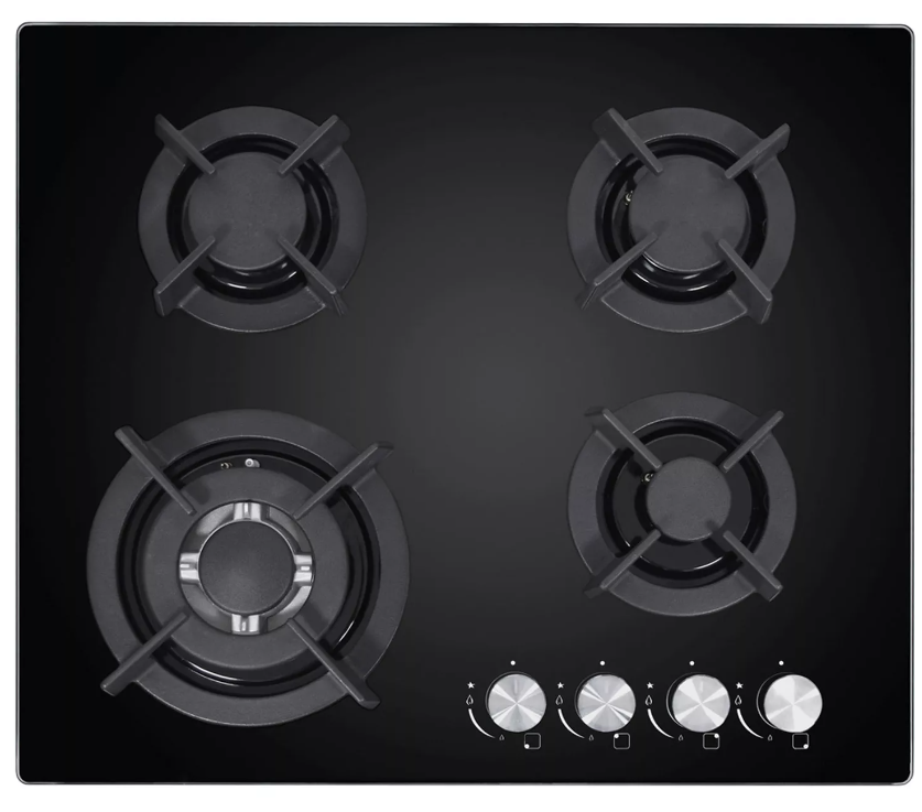 CATA UBGHJ607 60cm Gas On Glass Gas Hob - Black thumbnail image