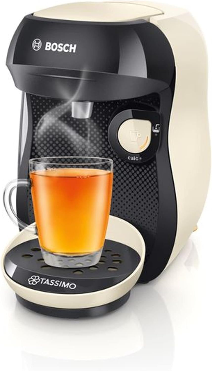 TASSIMO by Bosch Happy TAS1007GB Coffee Machine - Black/Cream thumbnail image