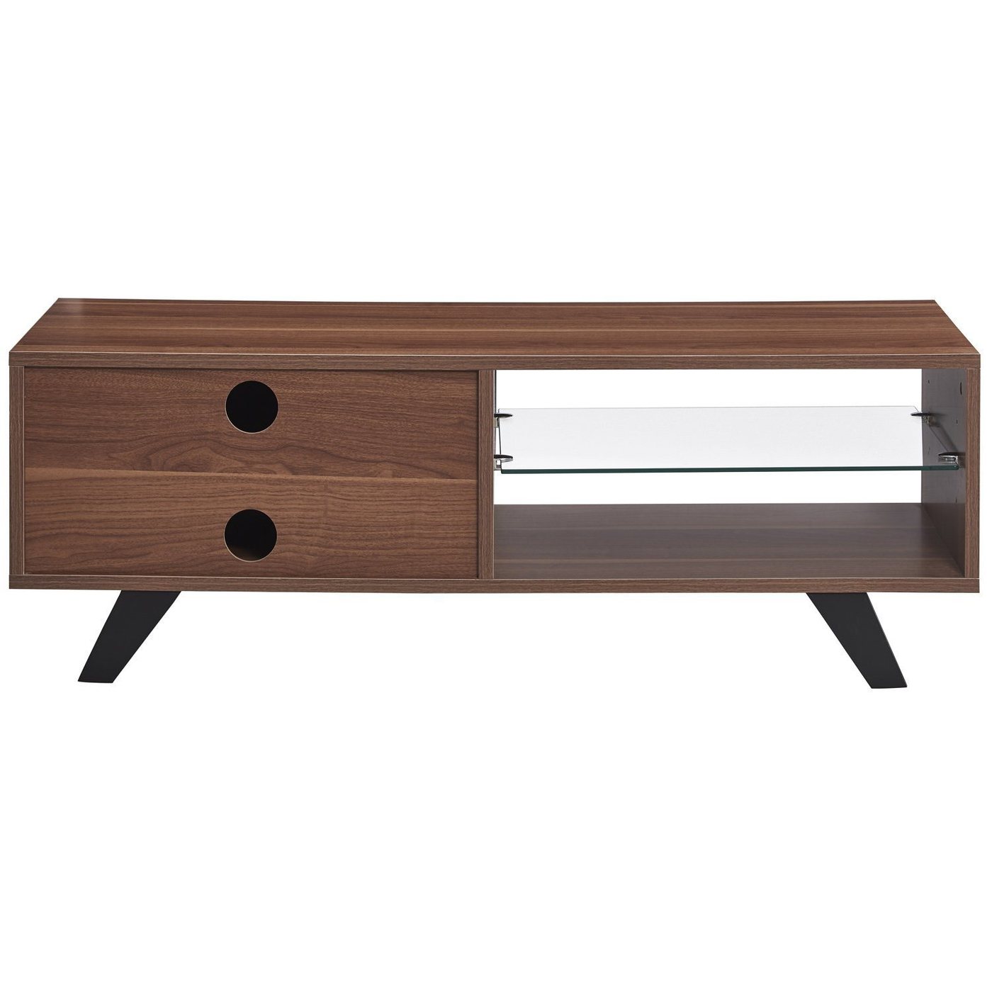 TTAP Miami 1050 TV Stand in Walnut and Black thumbnail image