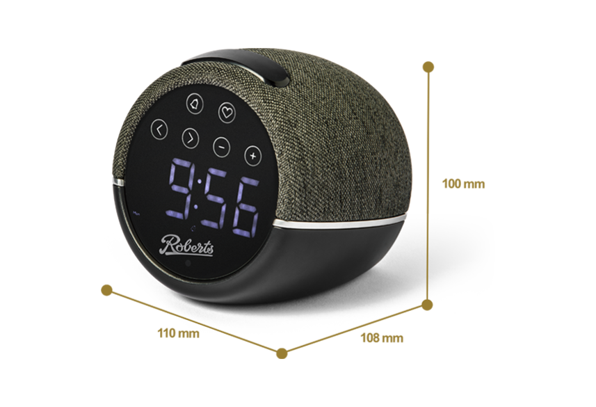 Roberts ZEN Black FM Clock Radio thumbnail image