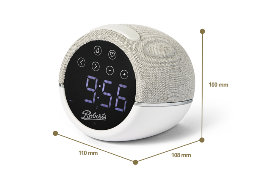 Roberts ZEN White FM Clock Radio thumbnail image
