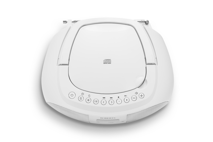 Roberts Zoombox 4 DAB+/FM CD Bluetooth Portable Boombox White thumbnail image