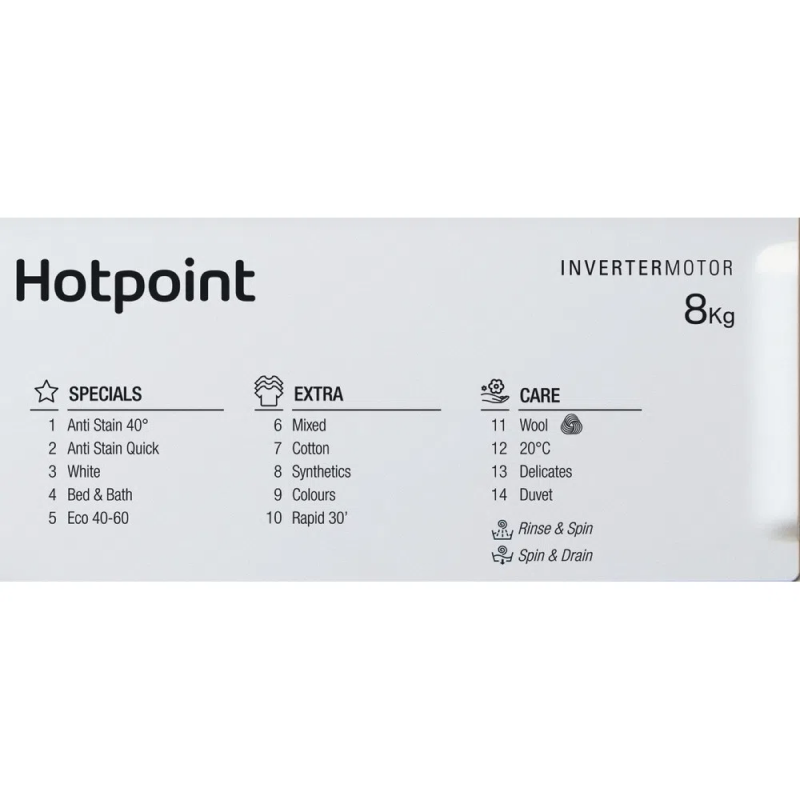 Hotpoint BIWMHG81485UK Integrated 8kg Washing Machine thumbnail image