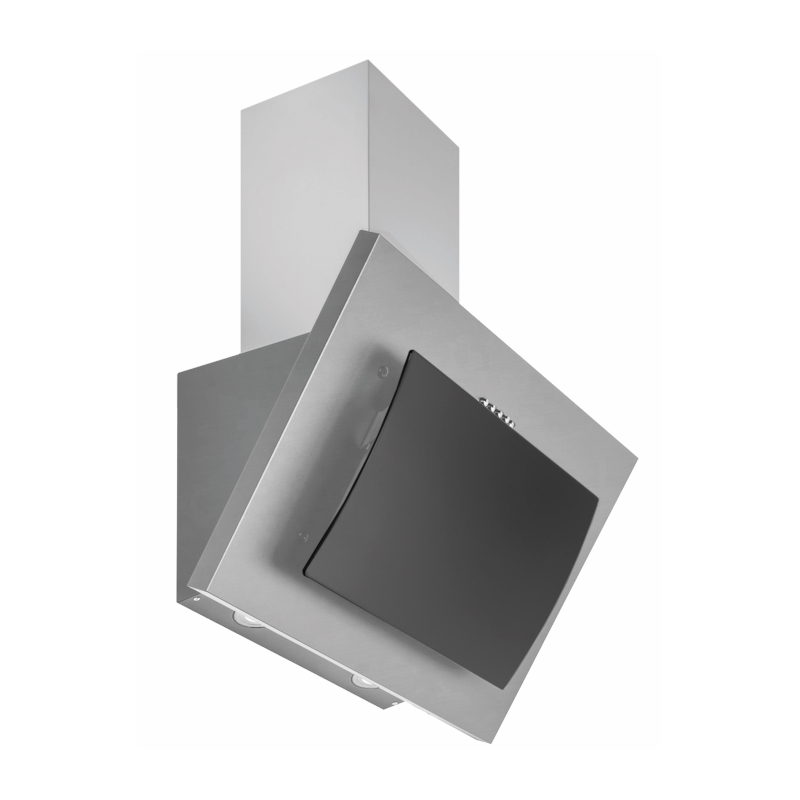 Culina UBLCHH60SS 60cm Angled Chimney Hood - Black/Stainless Steel thumbnail image