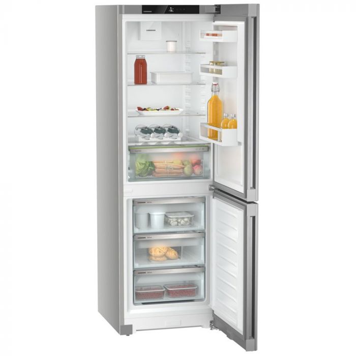 Liebherr CNsfd5203 60cm Pure Frost Free Fridge Freezer in Steel Finish thumbnail image