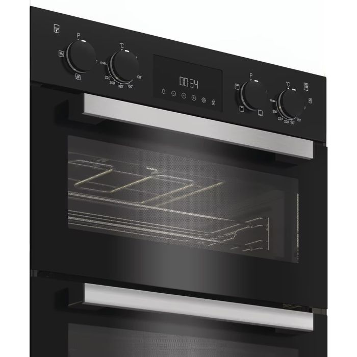 Hotpoint DIH10DB 60cm Built-In Electric Double Oven in Black thumbnail image