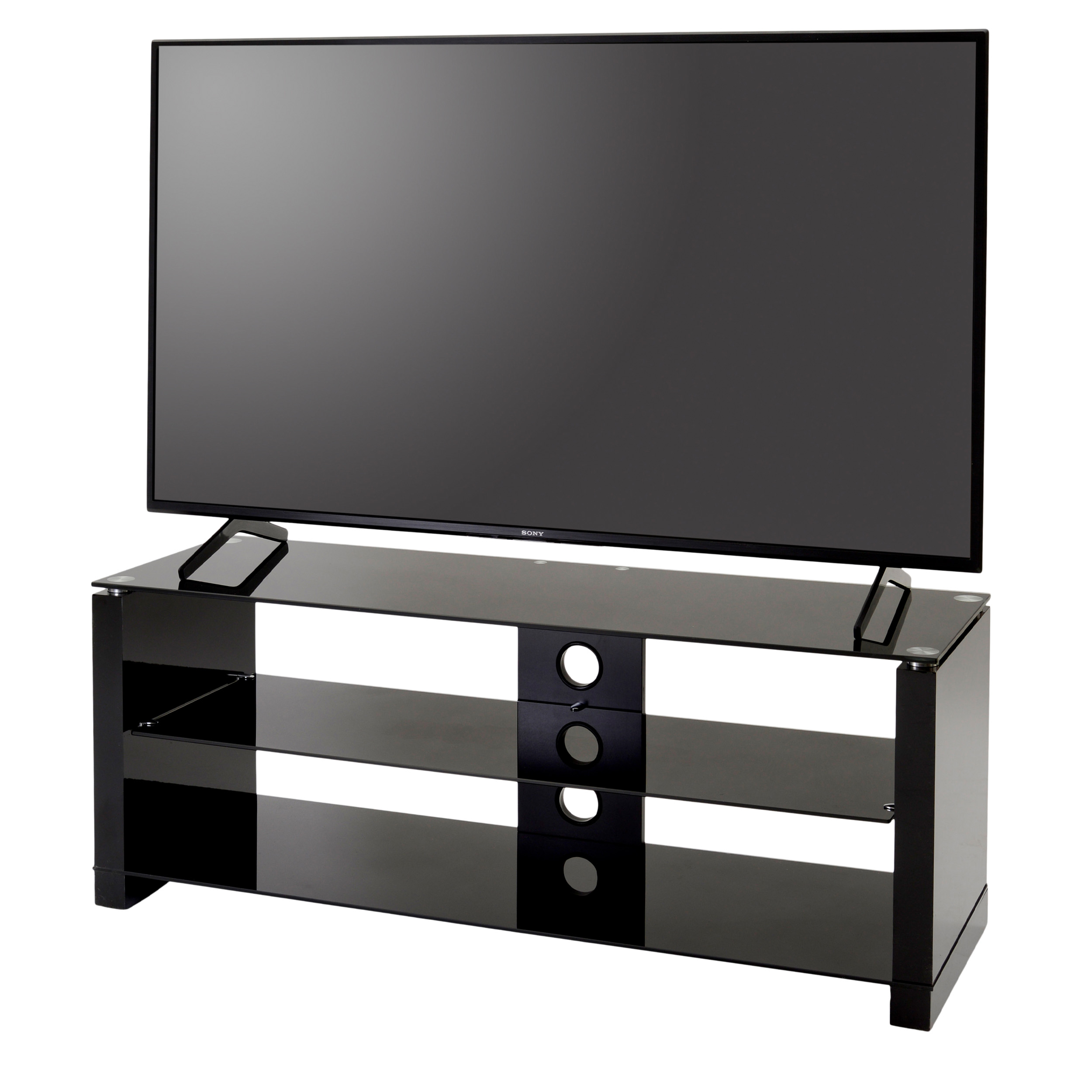 TTAP L611G-1200-3BB Elegance 1200mm TV Stand - Gloss Black thumbnail image