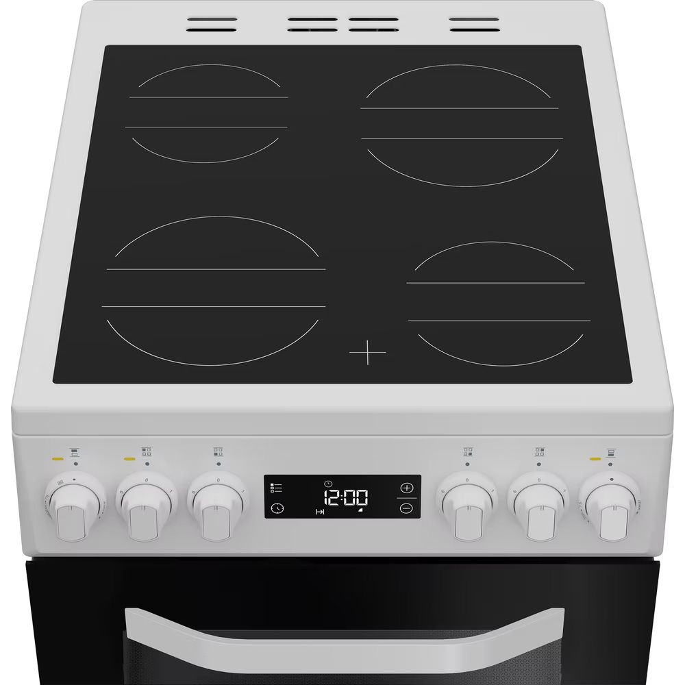 Hotpoint HDE5VDCW 50cm Wide Double Oven Electric Cooker thumbnail image