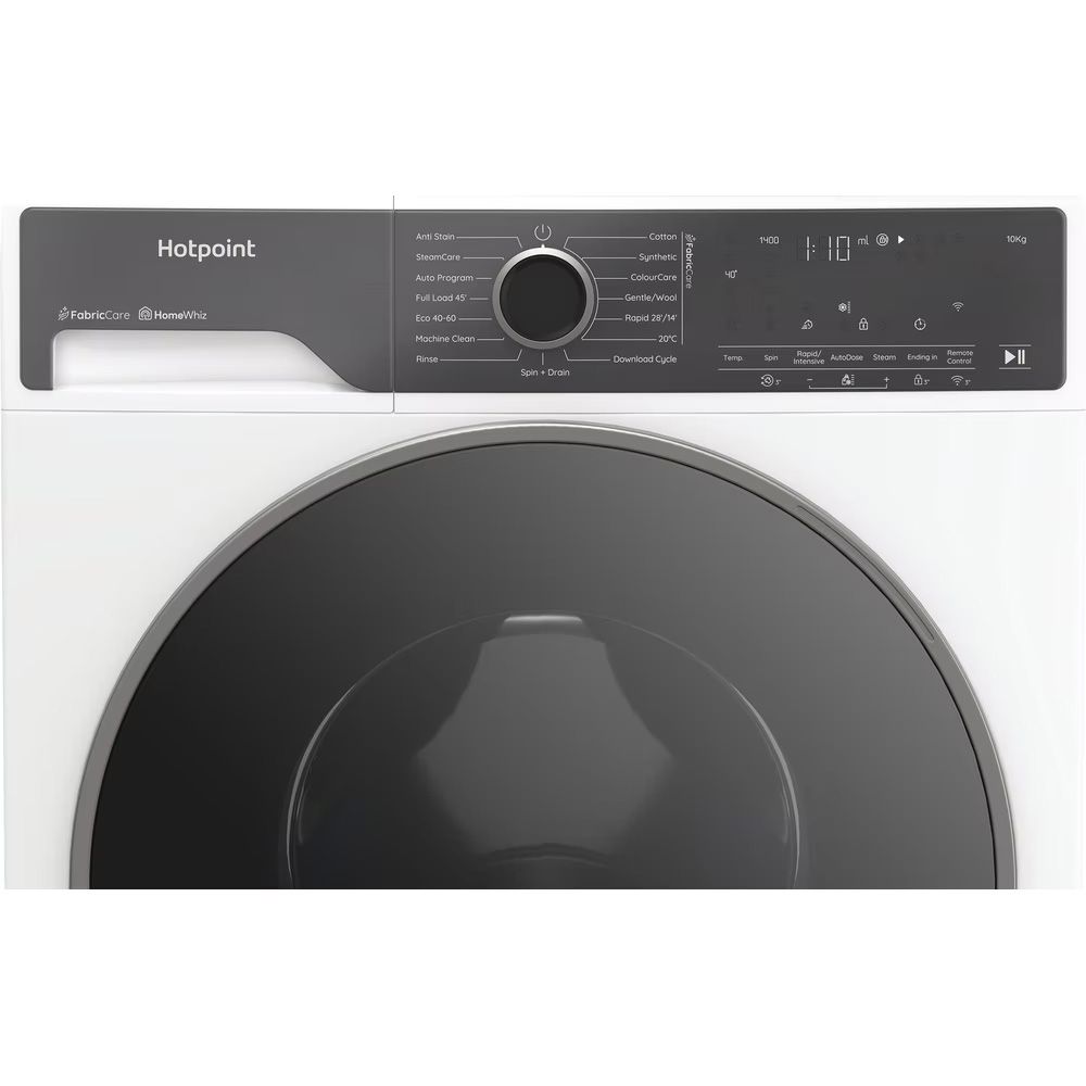 Hotpoint HP105CAREUK 10kg 1400 Spin Washing Machine - White thumbnail image
